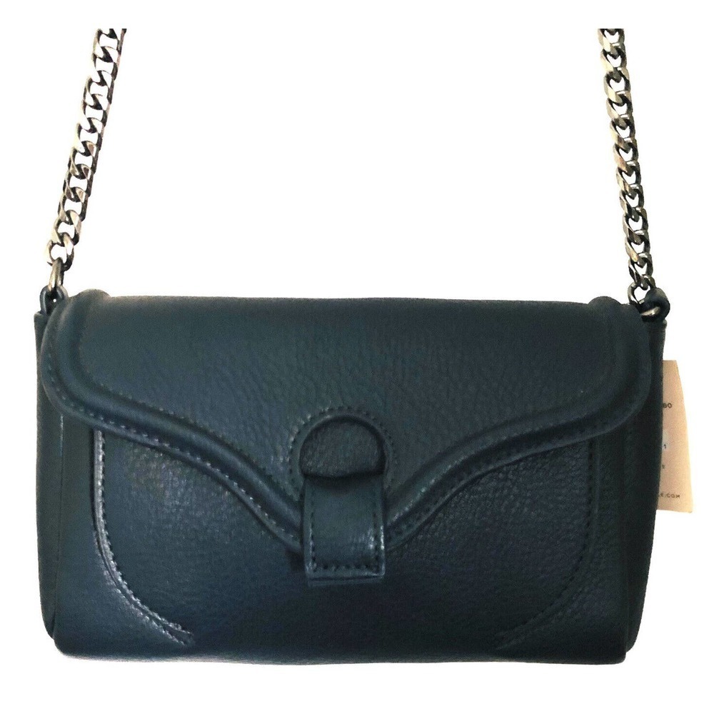 NWT Danielle Nicole Henley Crossbody Chain Handle Bag Navy Blue DN173318